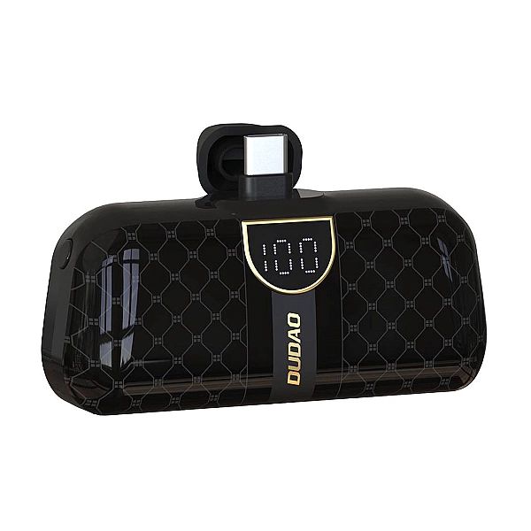Powerbank Dudao K20SC 5000mAh mini 2x USB-C - czarny