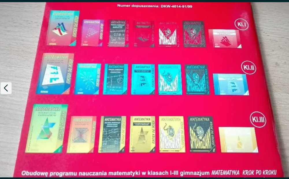 Matematyka krok po kroku sprawdziany 1 gimnazjum Iwanowska Respolona