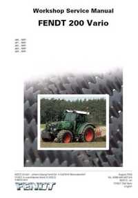 Instrukcja napraw Fendt Vario 207, 208, 209, 210, 211 COM III PL