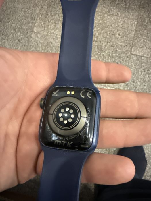 Smartwatch Azul – Design Similar ao Apple Watch – Muito Funcional