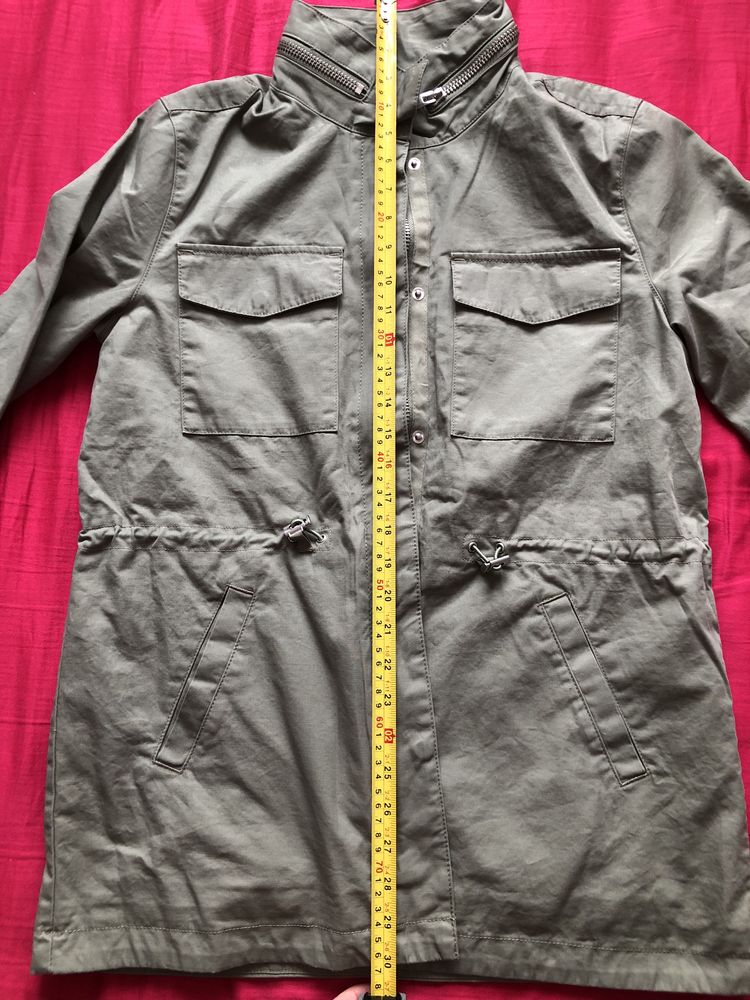 Kurtka khaki zielona parka H&M nowa