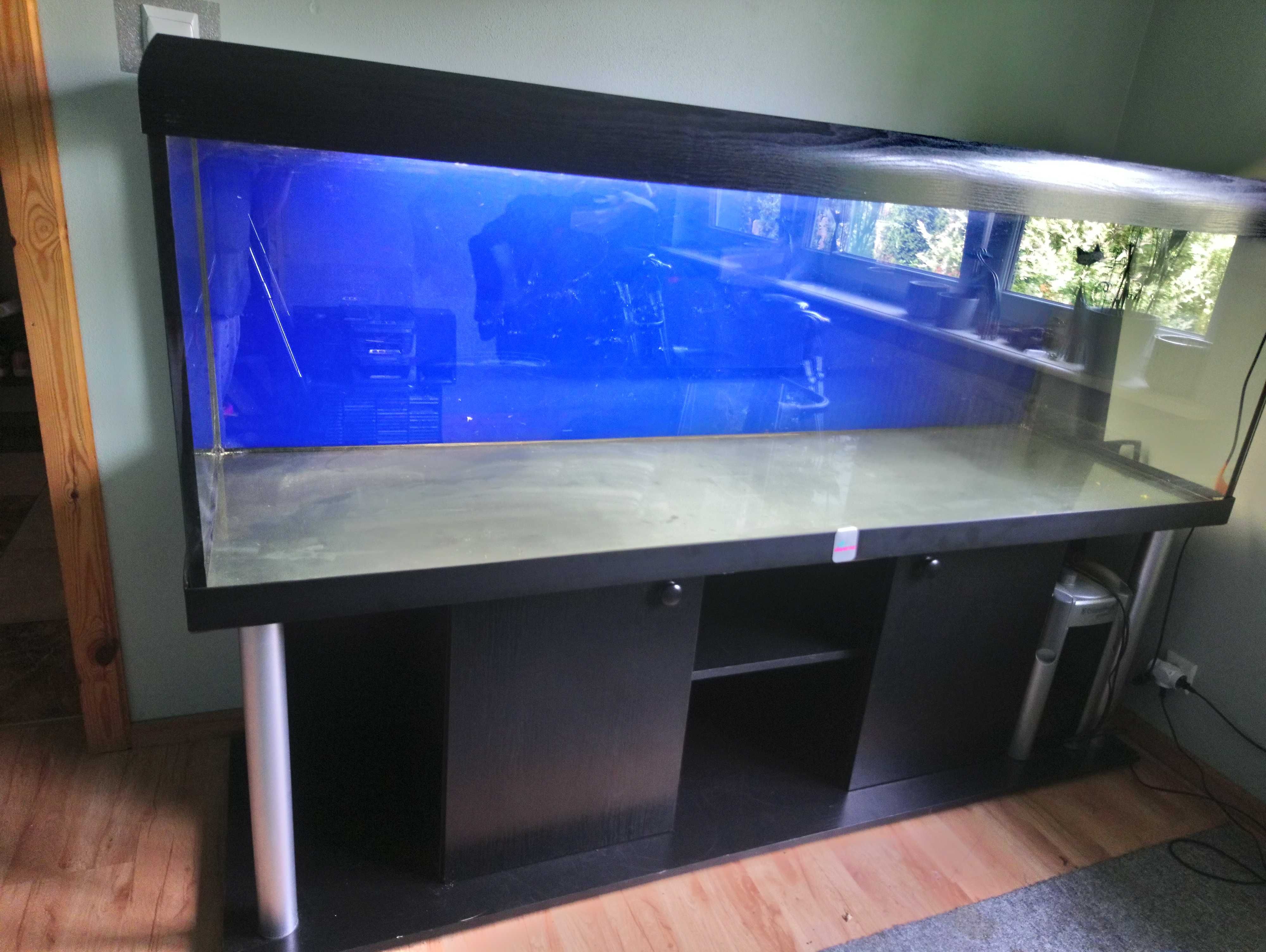 Akwarium 720l z szafką i filtrem