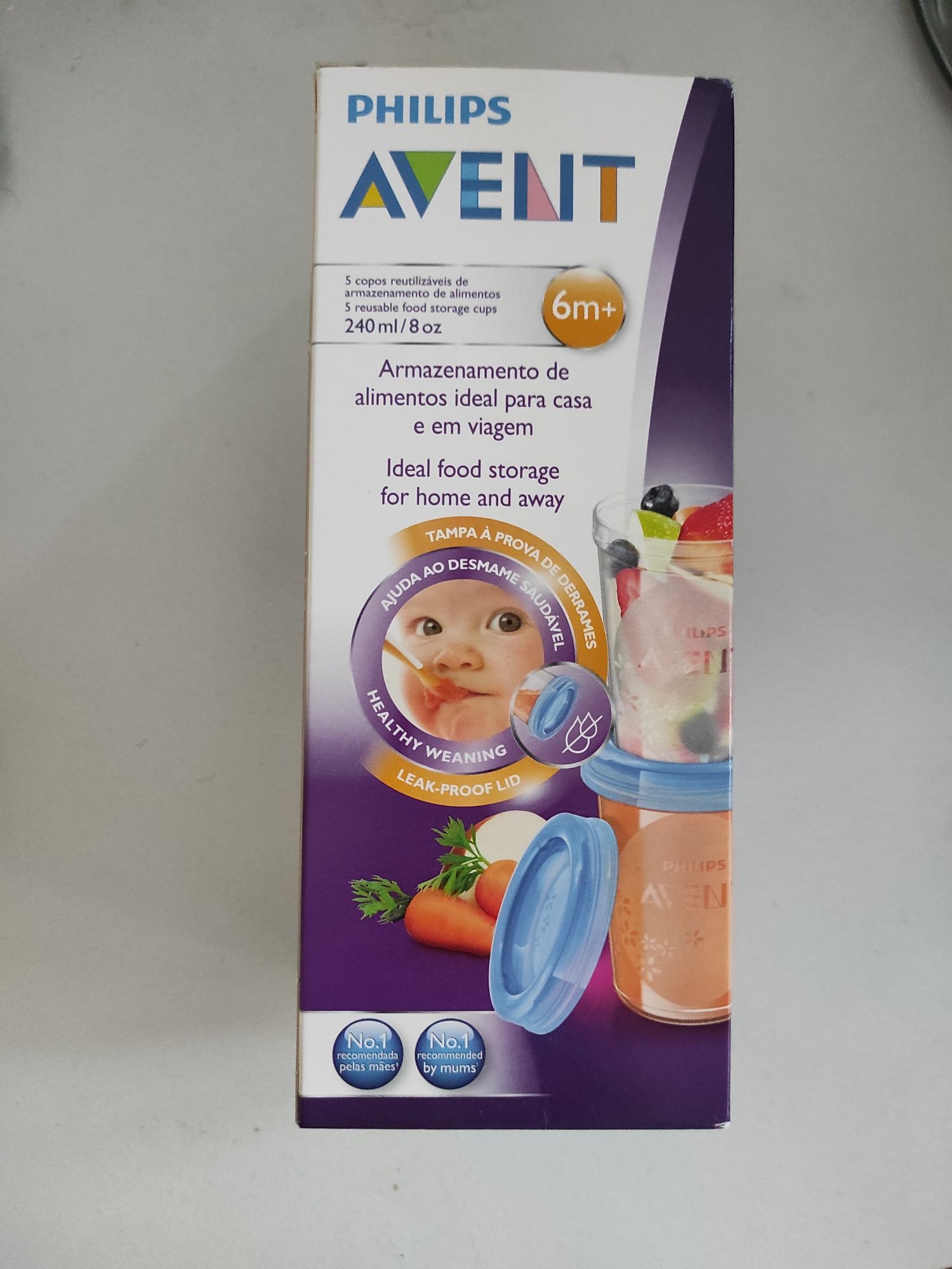 Philips Avent - Copos alimentos *novos*