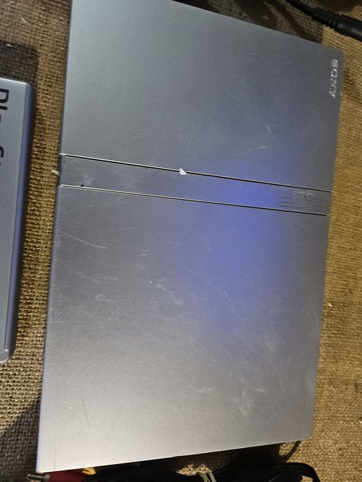 Consola ps2 prata
