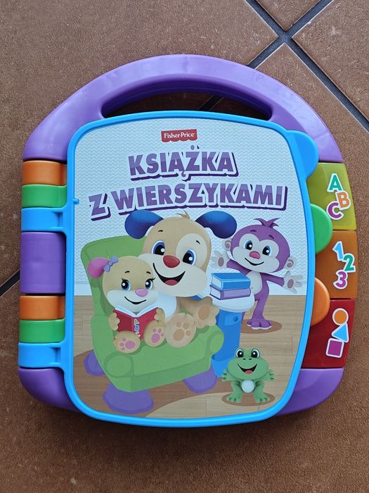 Książka z wierszykami fisher price + Misiowa rodzinka vtech