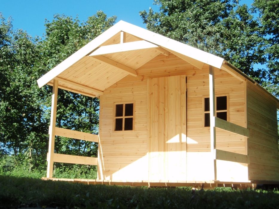 Domek drewniany z tarasem 4m x 3m  Wyprzedaż altanka