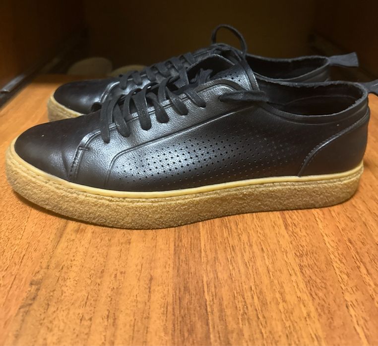 Шкіряні чоловічі кеди