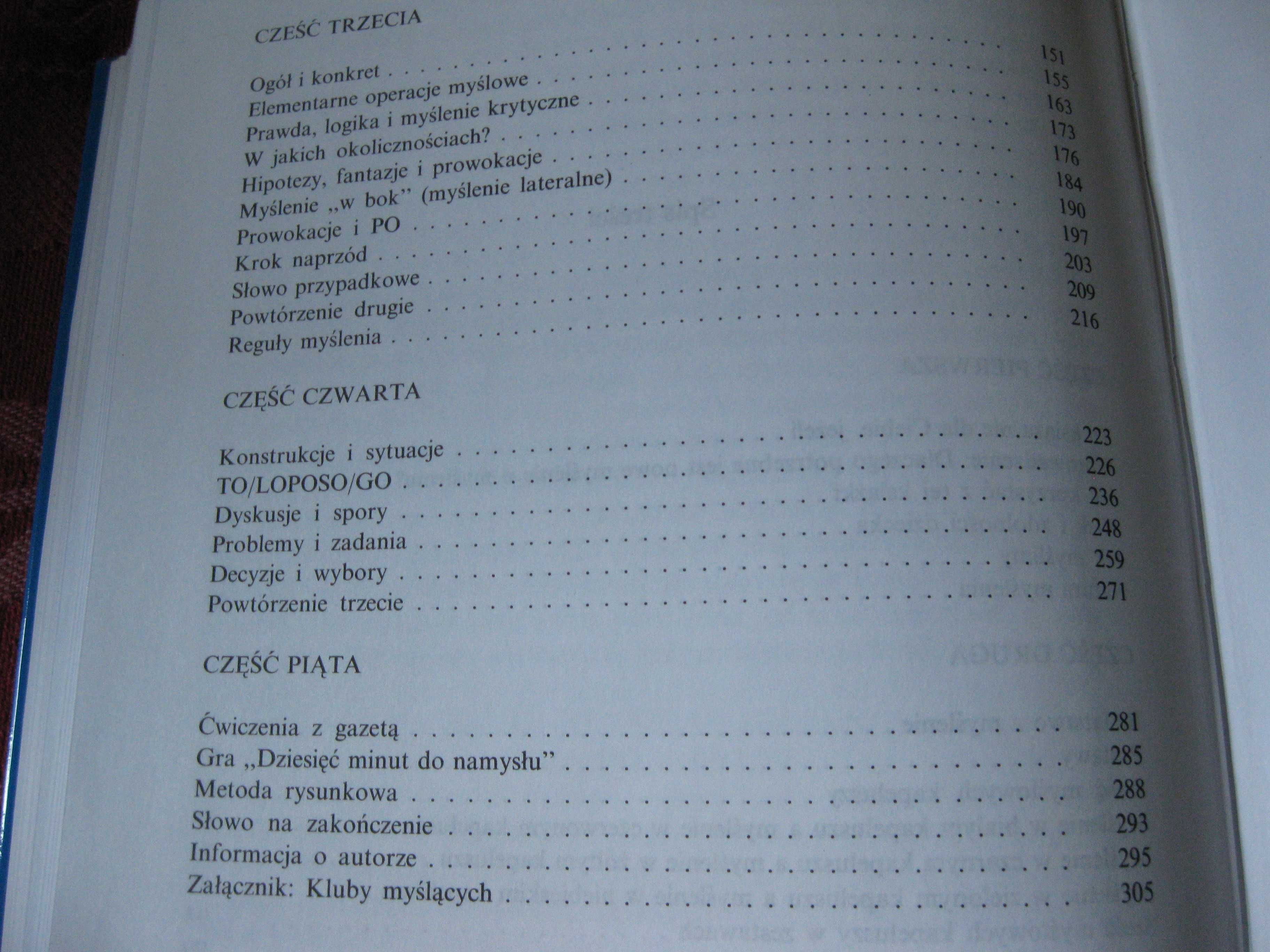 Naucz swoje dziecko myśleć-Edward de Bono -nowa