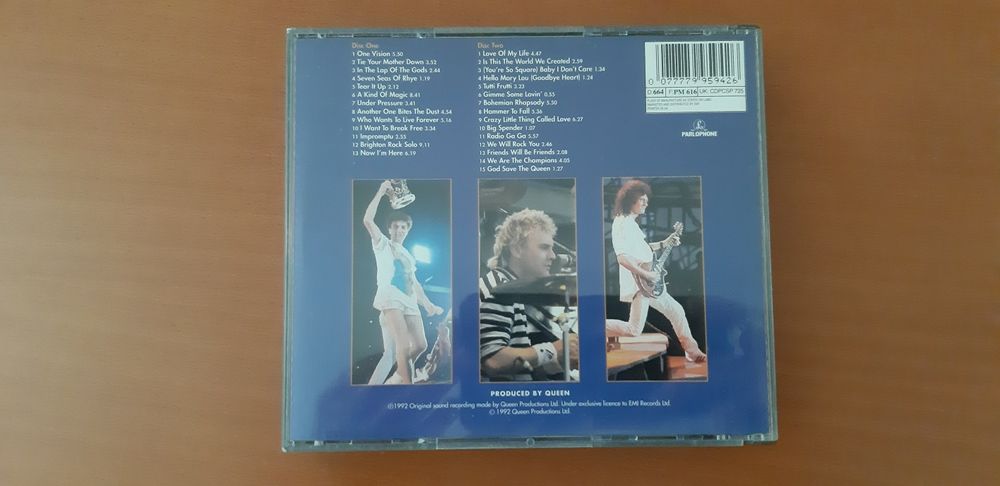 Cd duplo Queen Live at Wembly 86