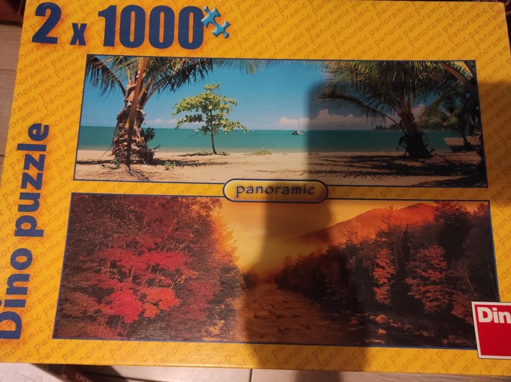 Puzzle panoramiczne Dino 2x1000