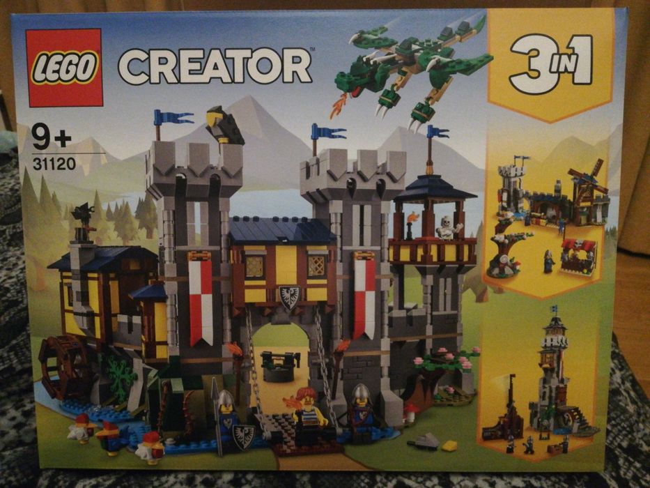 Lego 31120 Średniowieczny Zamek Castle Nowy Creator 3in1 3w1