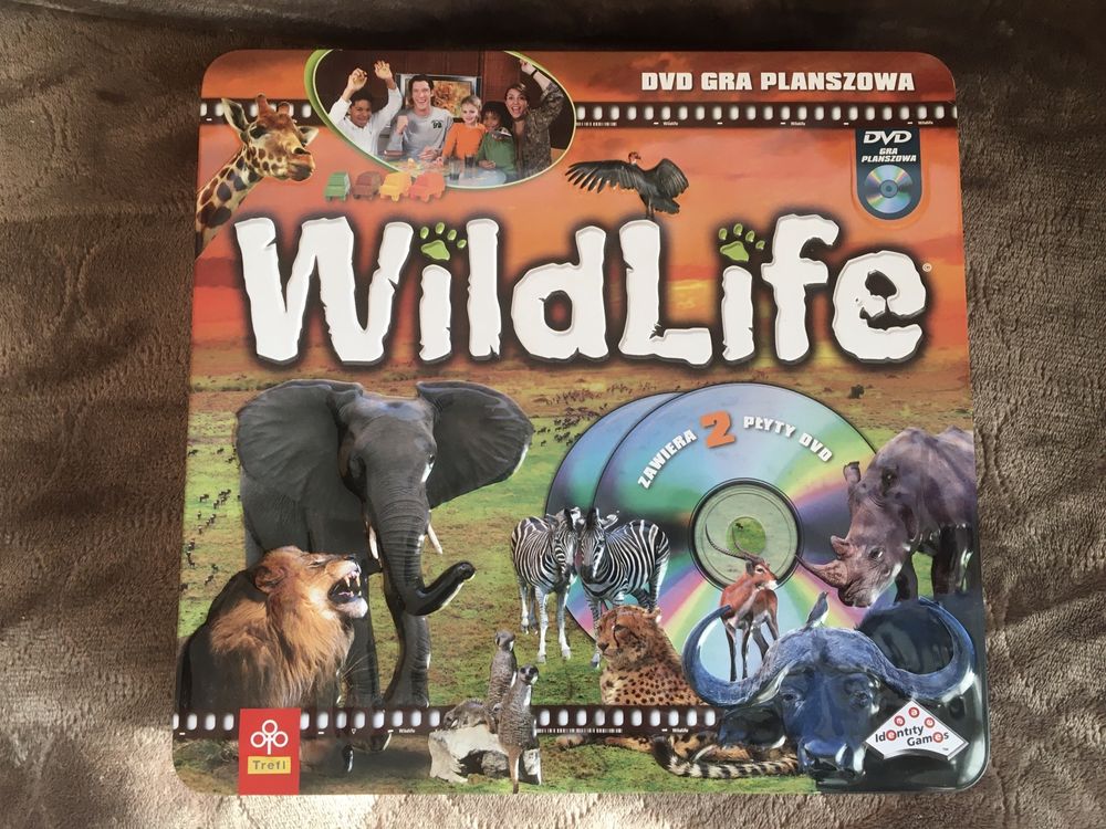Gra planszowa z 2 płytami DVD „Wildlife”