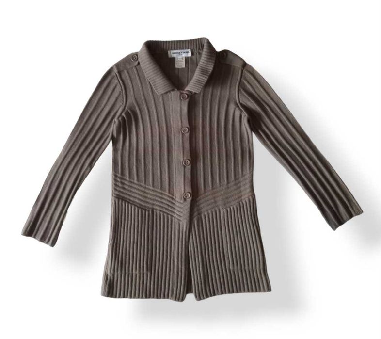 SONIA RYKIEL Кадгиган, кофта подовжена, вовна - кашемір