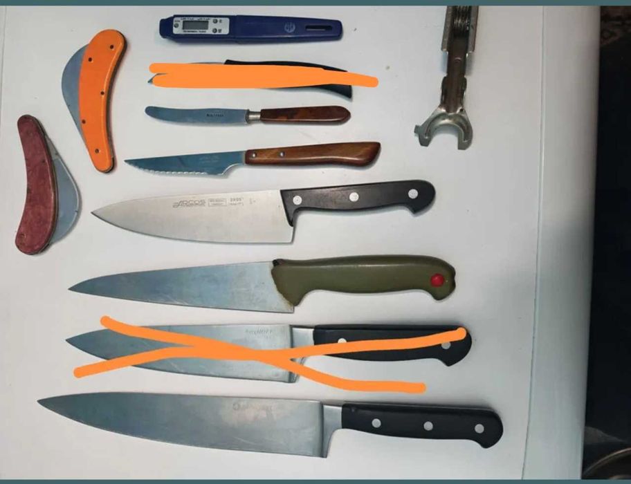 Ножи кухонные arcos,  tramontina  лопатки,  овощечистки овощерезка