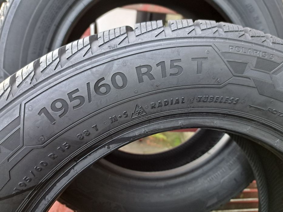 4 Opony zimowe 195/60 R15 Semperit Barum Montaż i wyważanie Gratis!