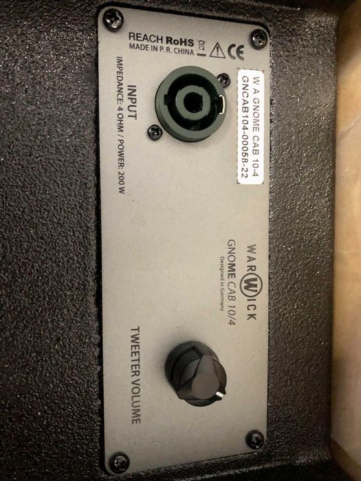 Zestaw Warwick head Gnome 200i + Gnome cab 10/4