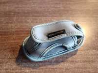 etui na mp3 odtwarzacz szary materiałowy 10x4,5 cm