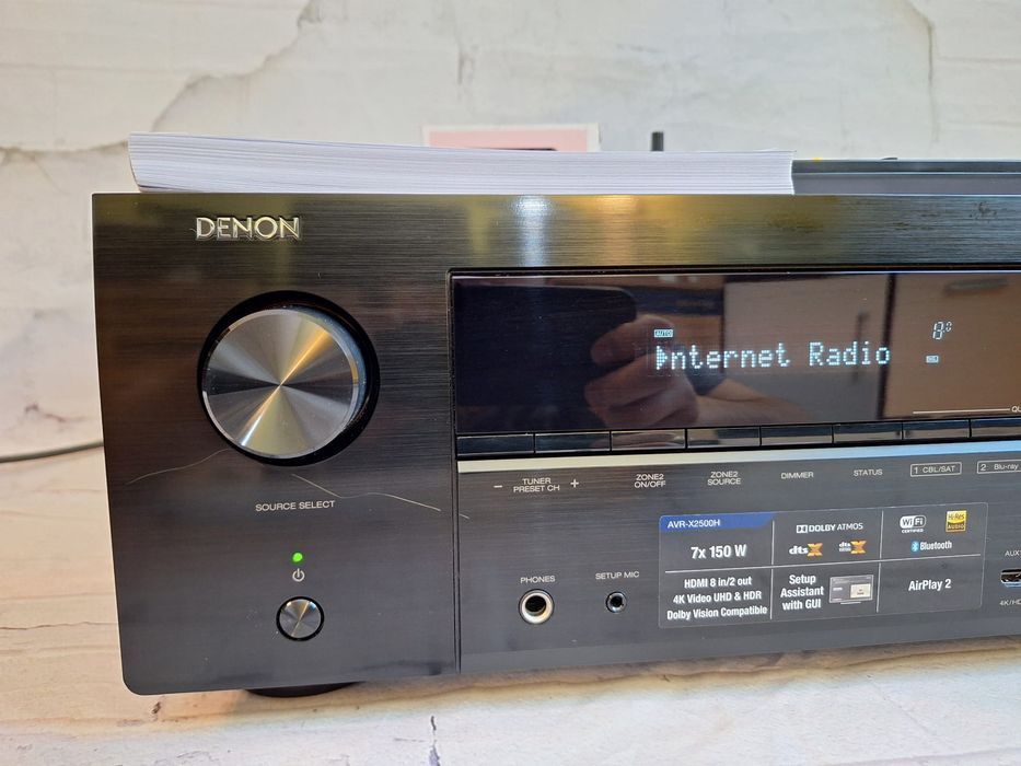 Mocny 7.2 Denon AVR-X2500 WiFi BT HEOS Alexa Atmos Vision HDR