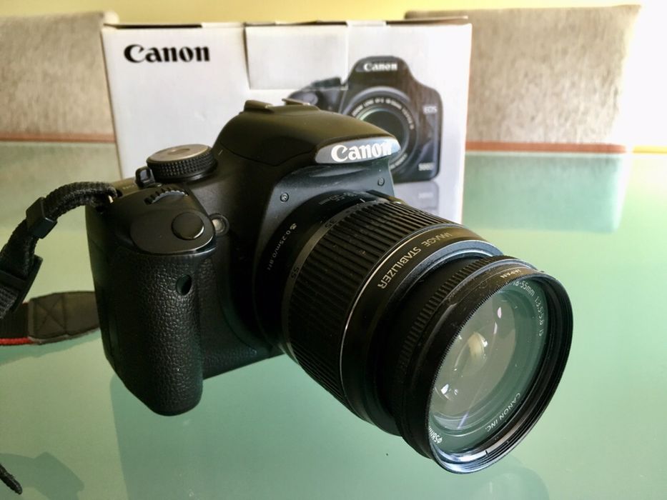 Canon EOS 500D 15 mega pixels + objetiva EF-S 18-55mm