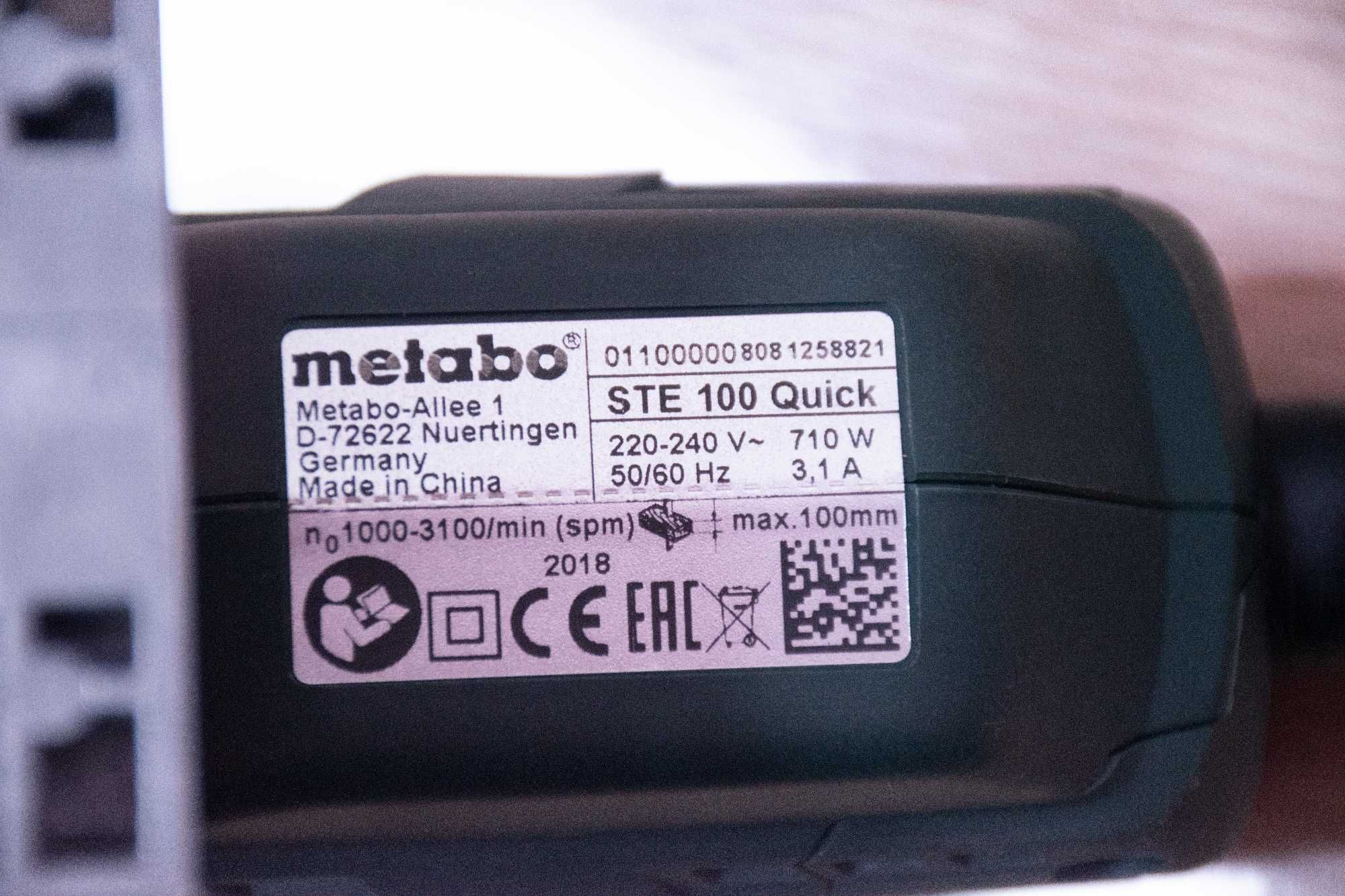 Электролобзик Metabo STE 100 Quick