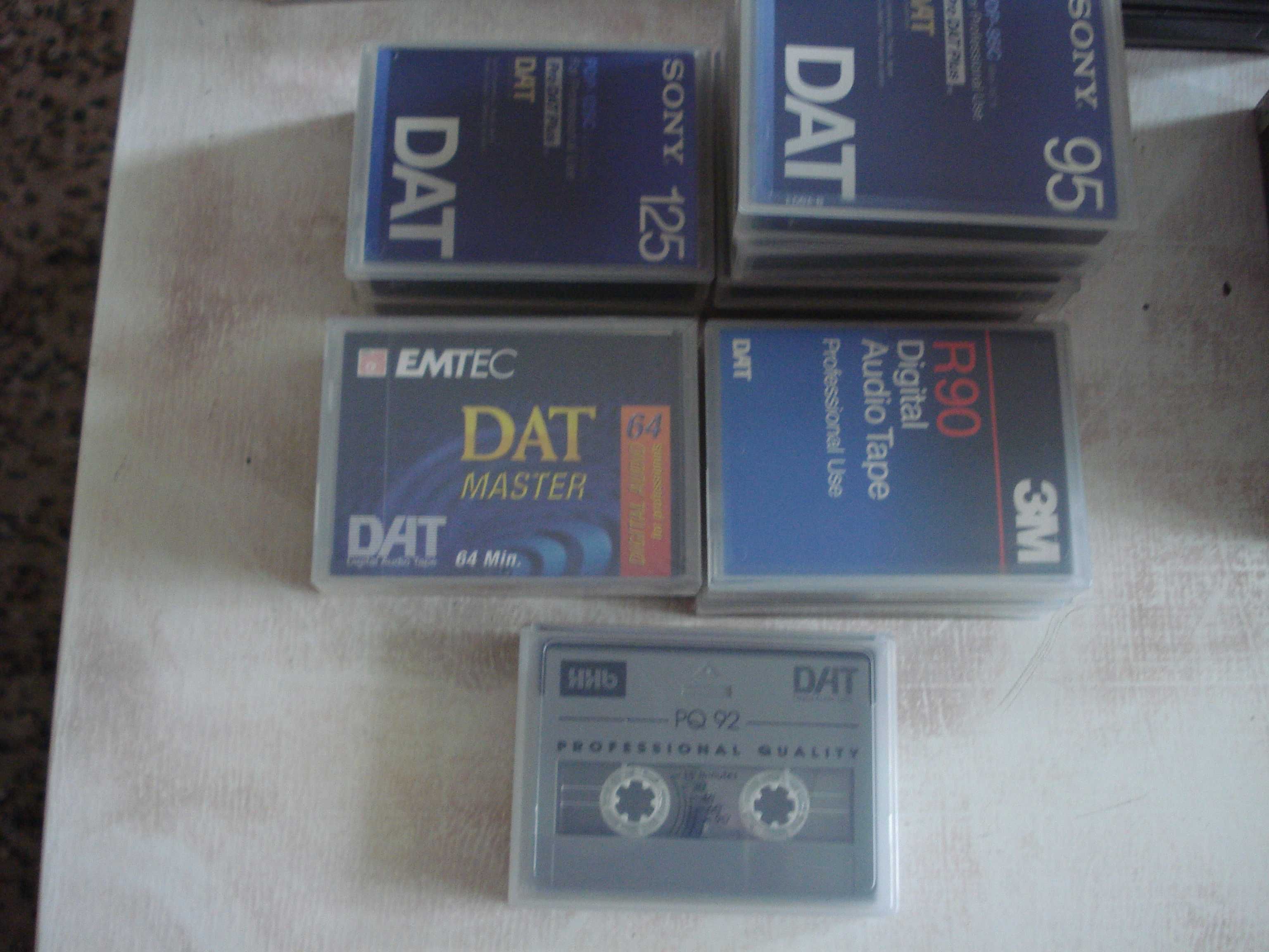 Касети DAT (ДАТ)  (Maxell, Sony та інші)