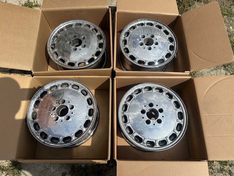 Felgi 15 5x112 Mercedes Gullideckel Oryginal