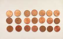 Monety 1/2/5 Euro Cent