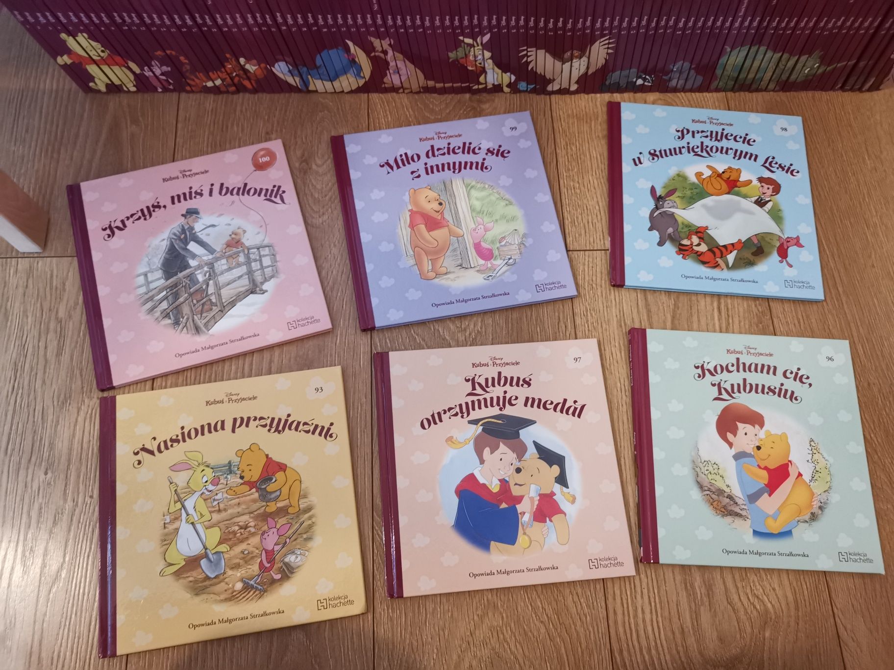 Seria książek Kubuś Puchatek i przyjaciele hachette Disney Małgorzata