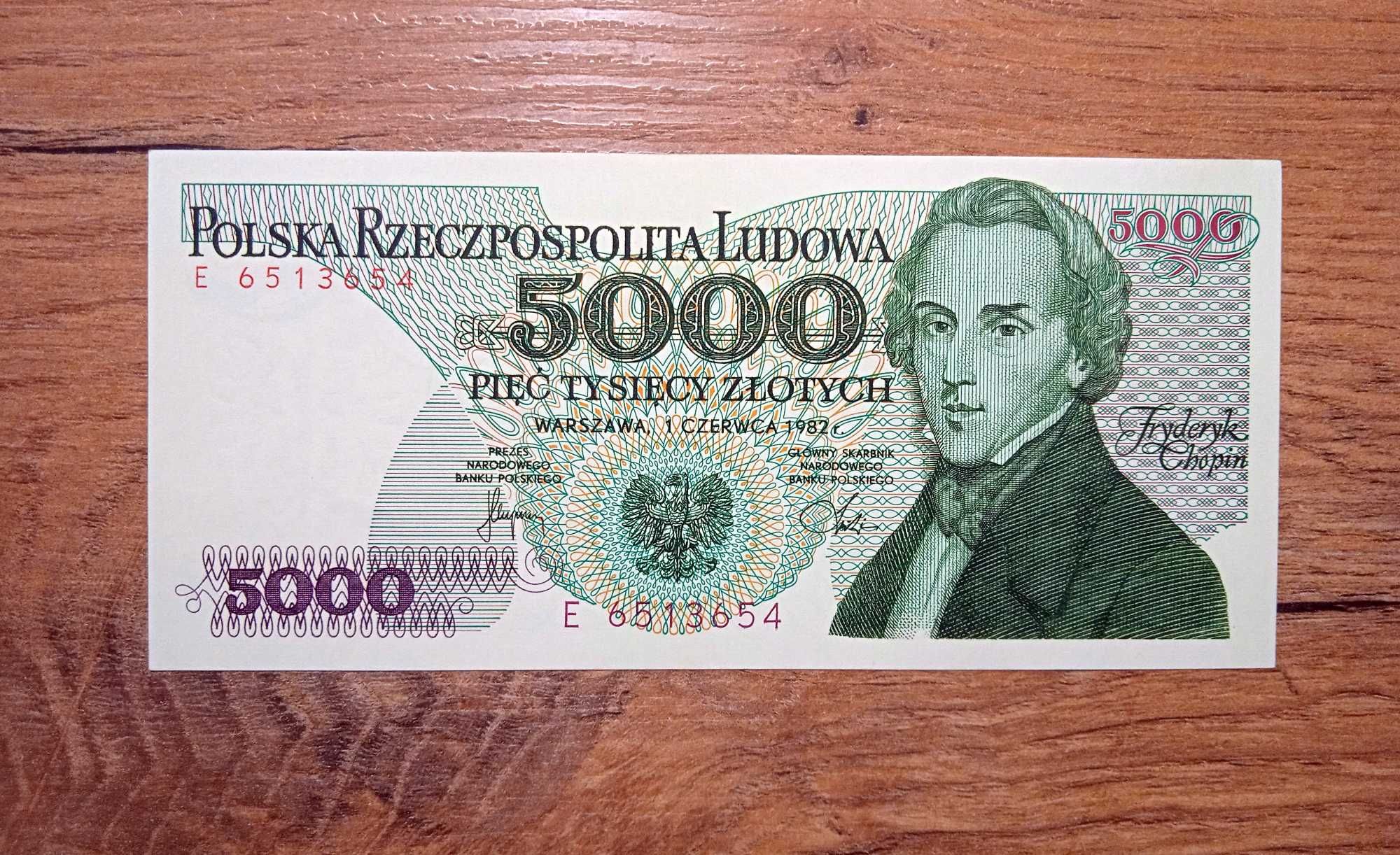 5000 zł 1982   - E -  st. 1-