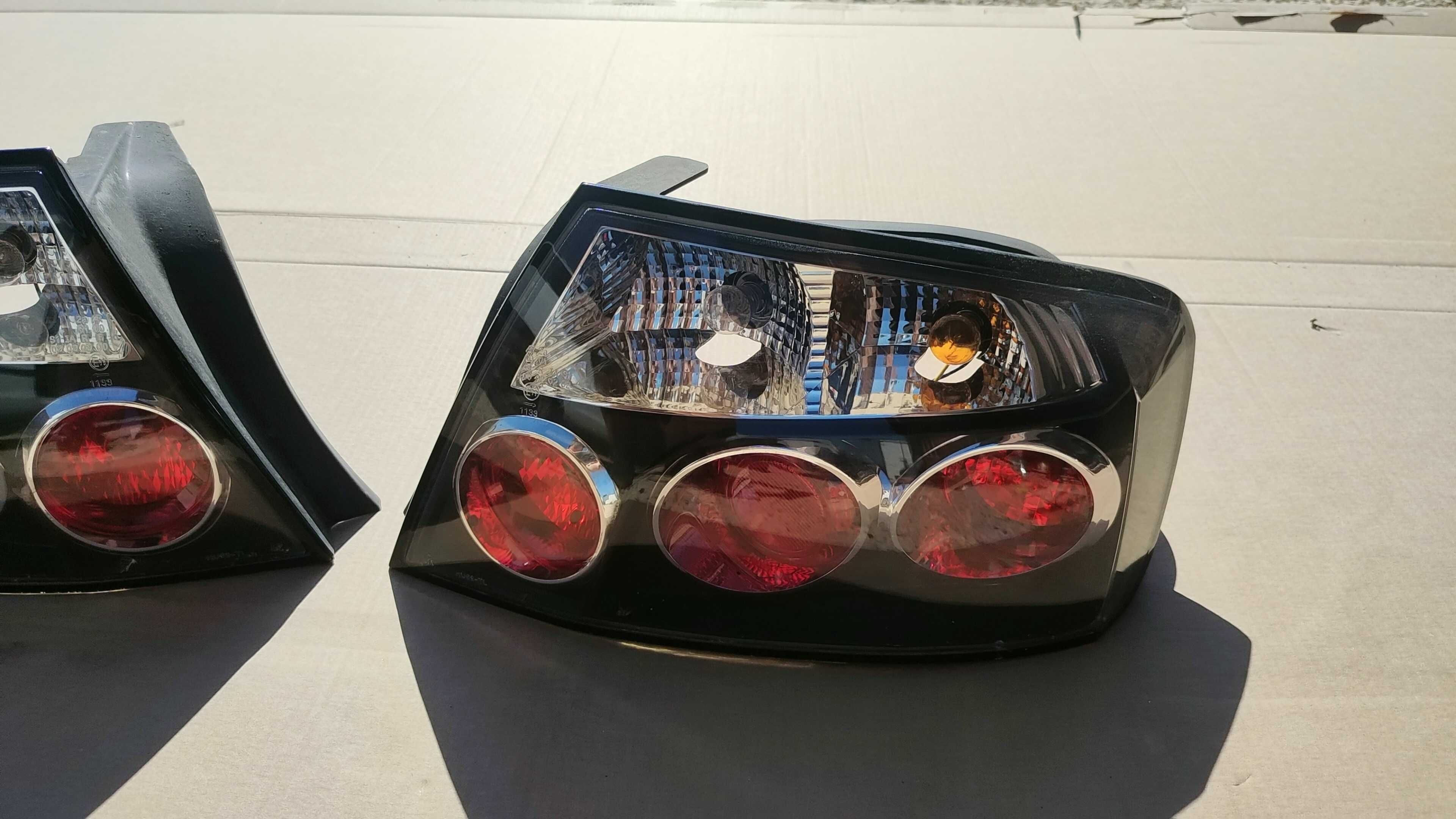Lampy tył Lewa Prawa Kpl Peugeot 407 Sedan 02-08.r SZKŁO BDB Tuning