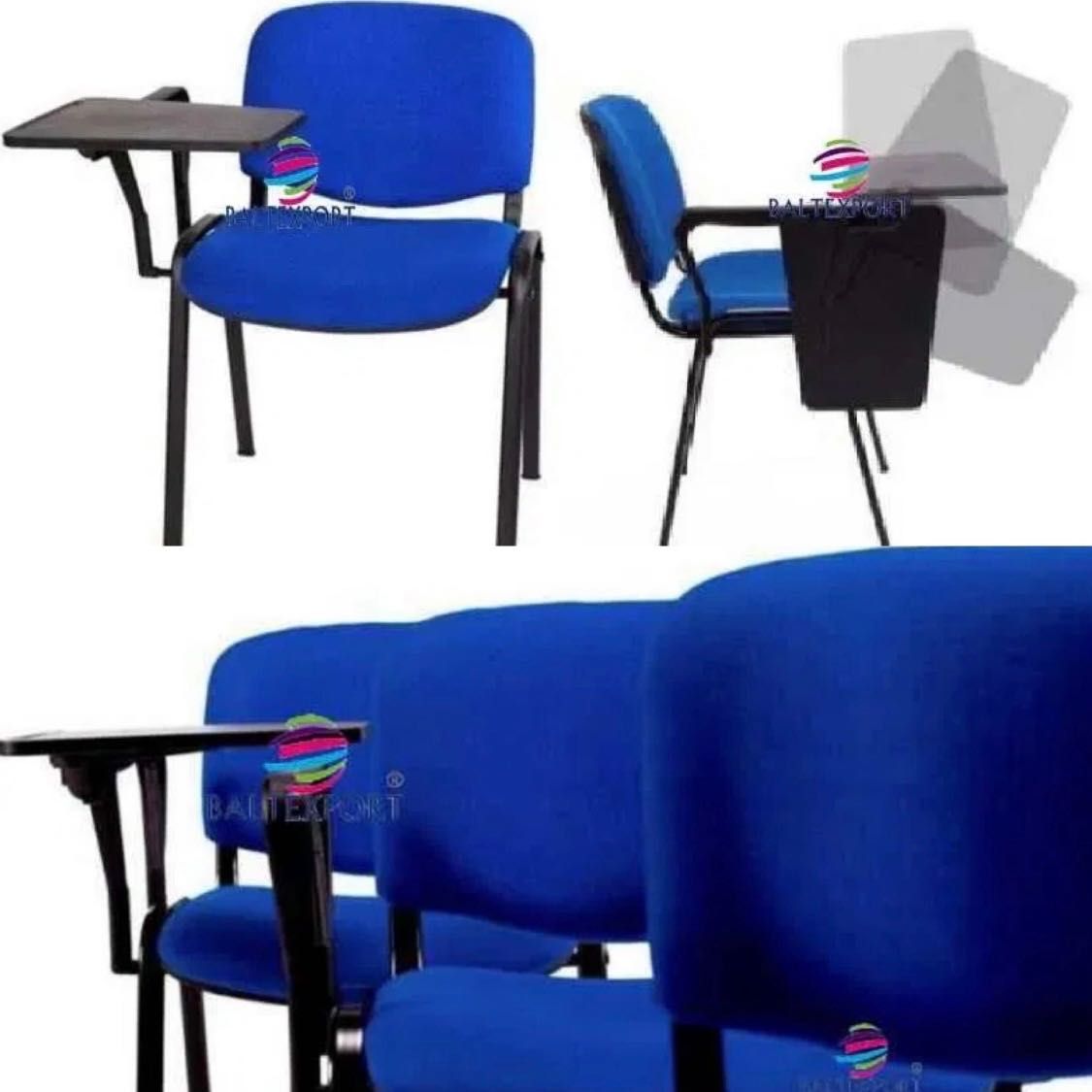 Cadeira de Formacao Drt | Esq Revest. Tecido / Pele Sintética NOVO