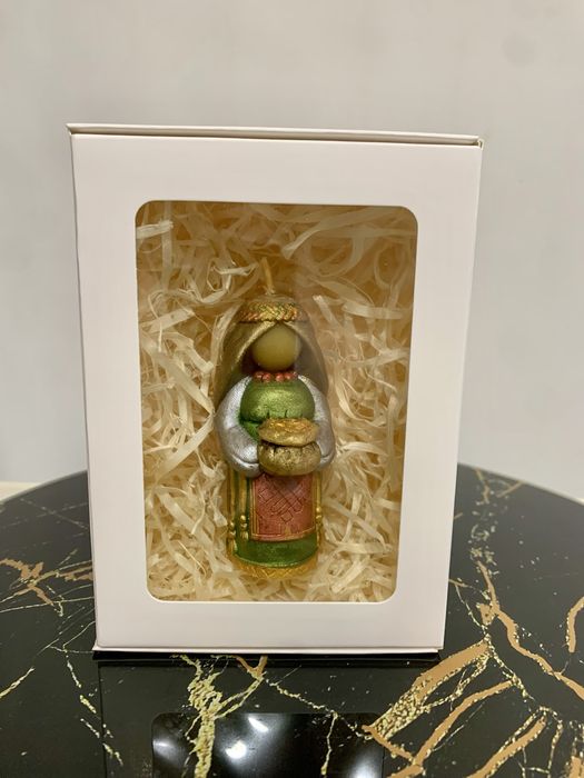 Свічка «Берегиня з мішечком достатку»