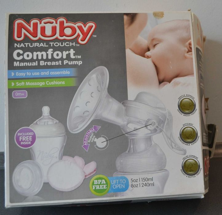 Manualny odciągacz do pokarmu Nuby