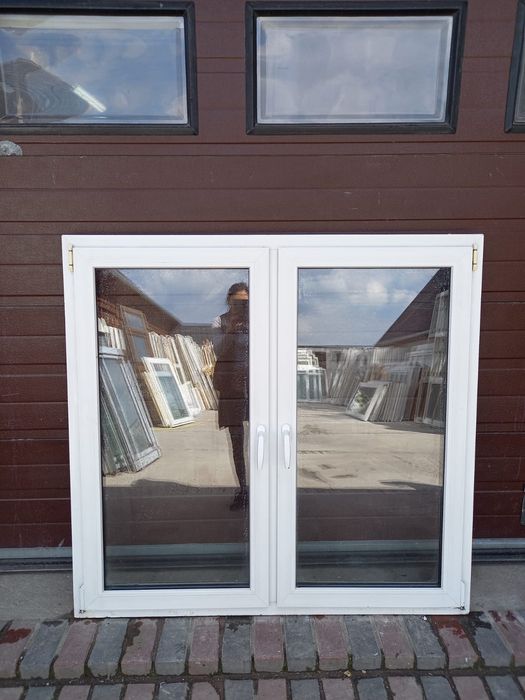 Okna Niemieckie 140x137 pcv okno białe DOWÓZ CAŁY KRAJ