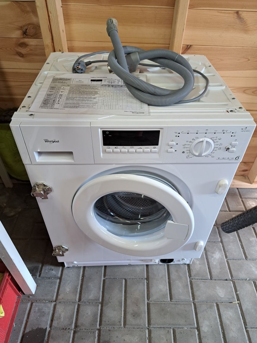 Pralka Whirlpool AWOC 7014 nowe łożyska, zabudowa