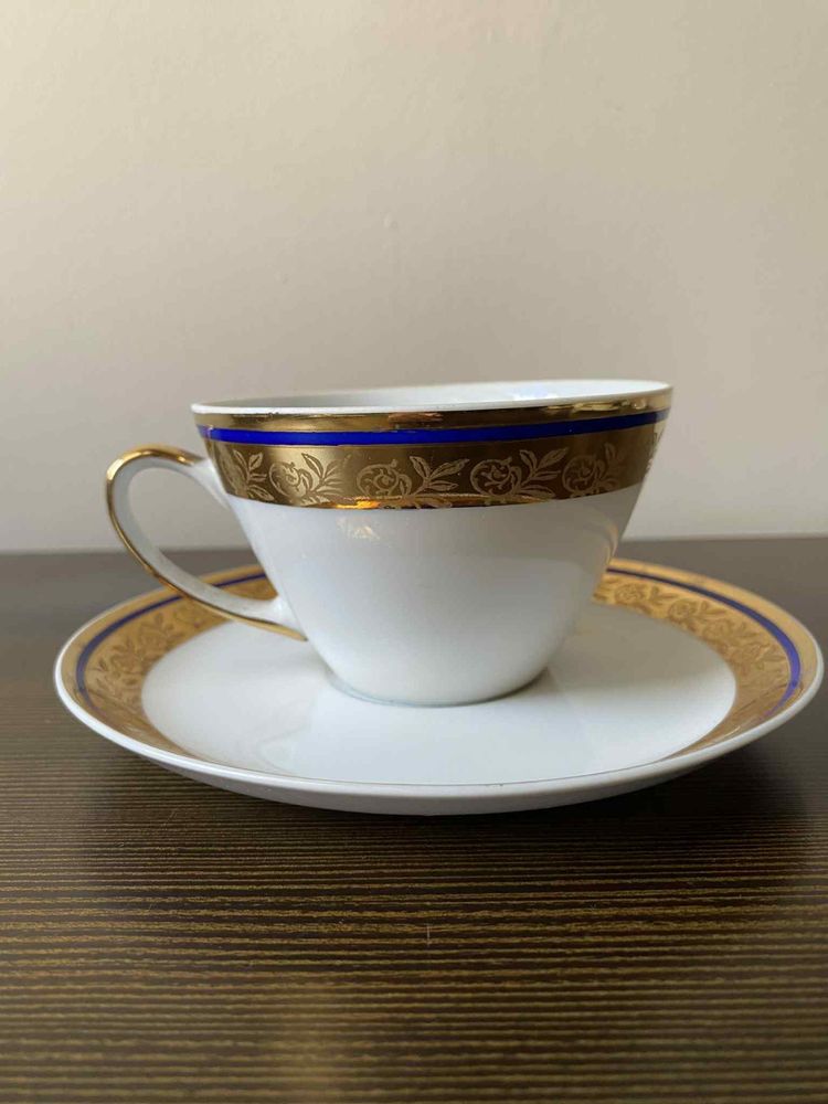 Serwis kawowy MZ Czechosłowacja porcelana dla 5 osób