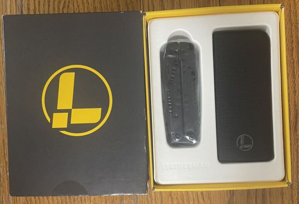 Мультитул Leatherman Wave Plus Black в коробці + чохол (новий)