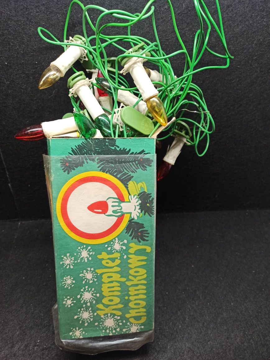 Lampki choinkowe PRL