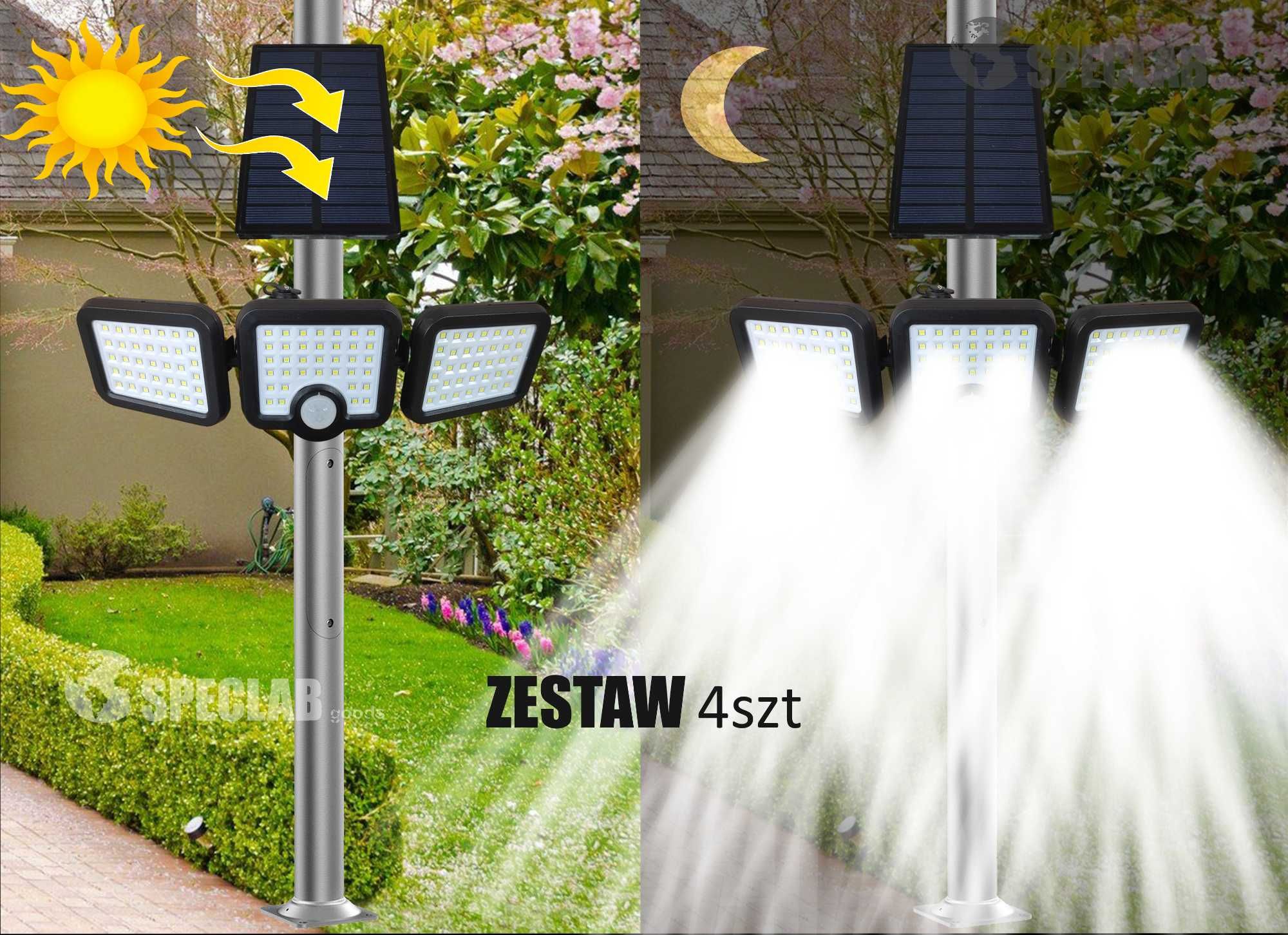 ZESTAW 4szt Halogen uliczny LED