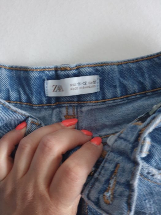 spodnie Zara jeansy r. 152