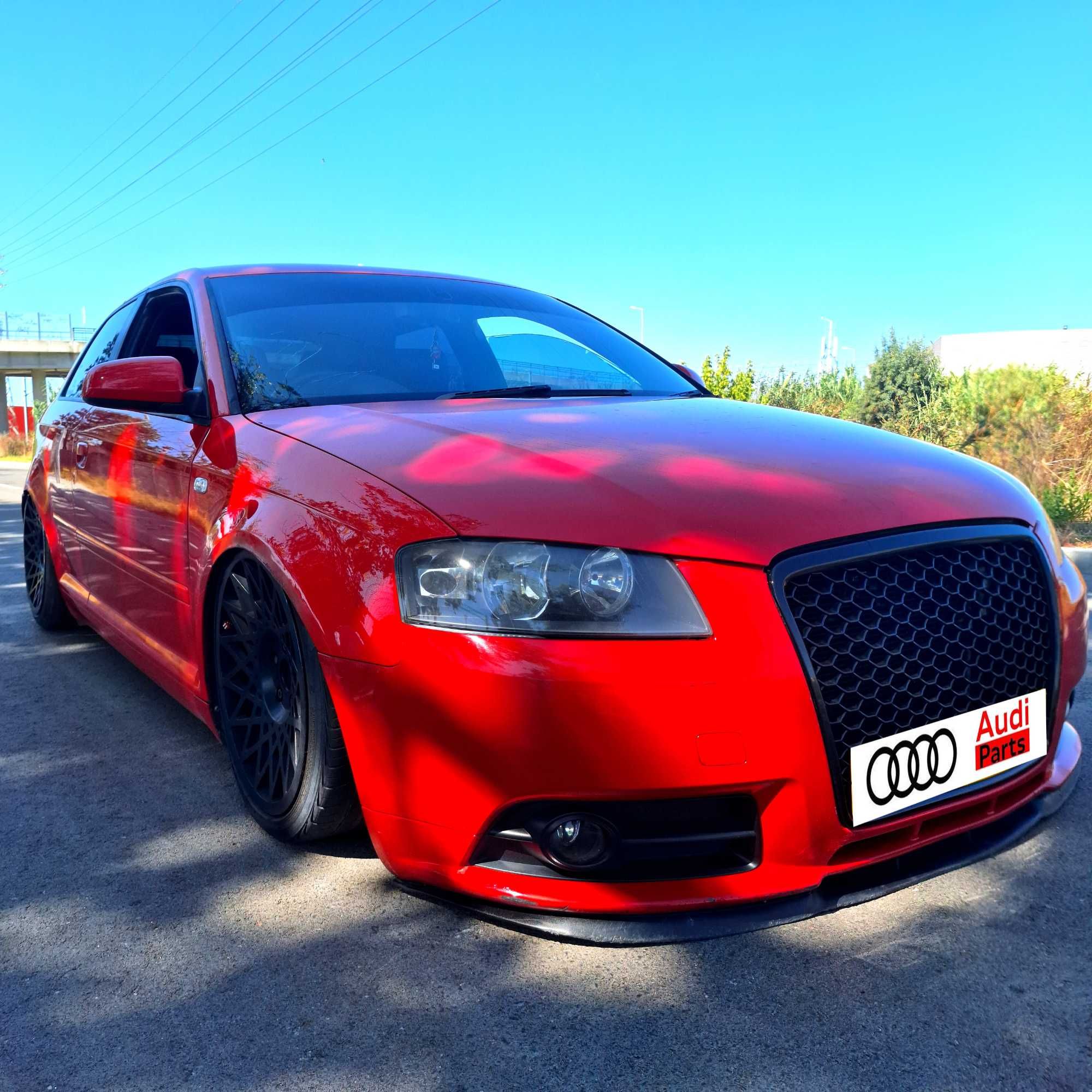 Parachoques Frontal S-Line Original + Grelha + Lip - Audi A3 8P