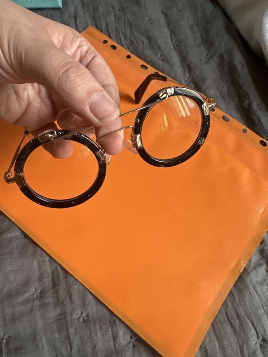 Gotowe okulary (korekcyjne)lenonki z korekcją -0,5 na obu oczach PD 60