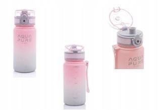 Bidon Aqua Pure 400ml Pink/grey Astra