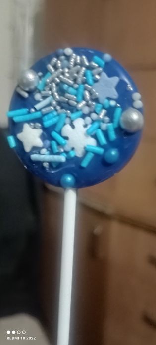 Lizaki ręcznie robione ozdoba tort Frozen kraina lodu