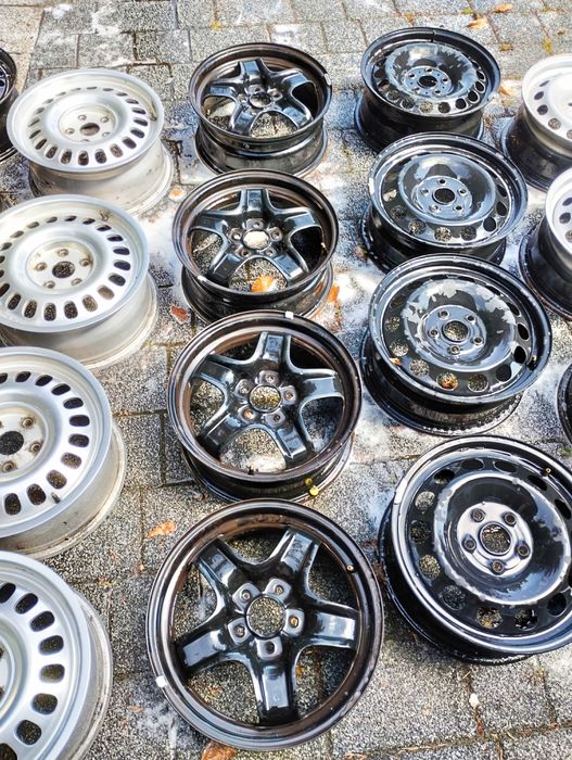 Felgi stalowe strukturalne i kołpaki OPEL 16" 5x110 ET39 6.5J Oryginal