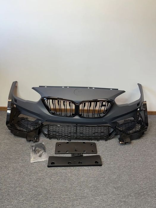 BMW Seria 1 F20/F21 2011–2019 Zderzak Przód – Standard / M-Pakiet, Komplet Front Kit + Grill + Kratki
