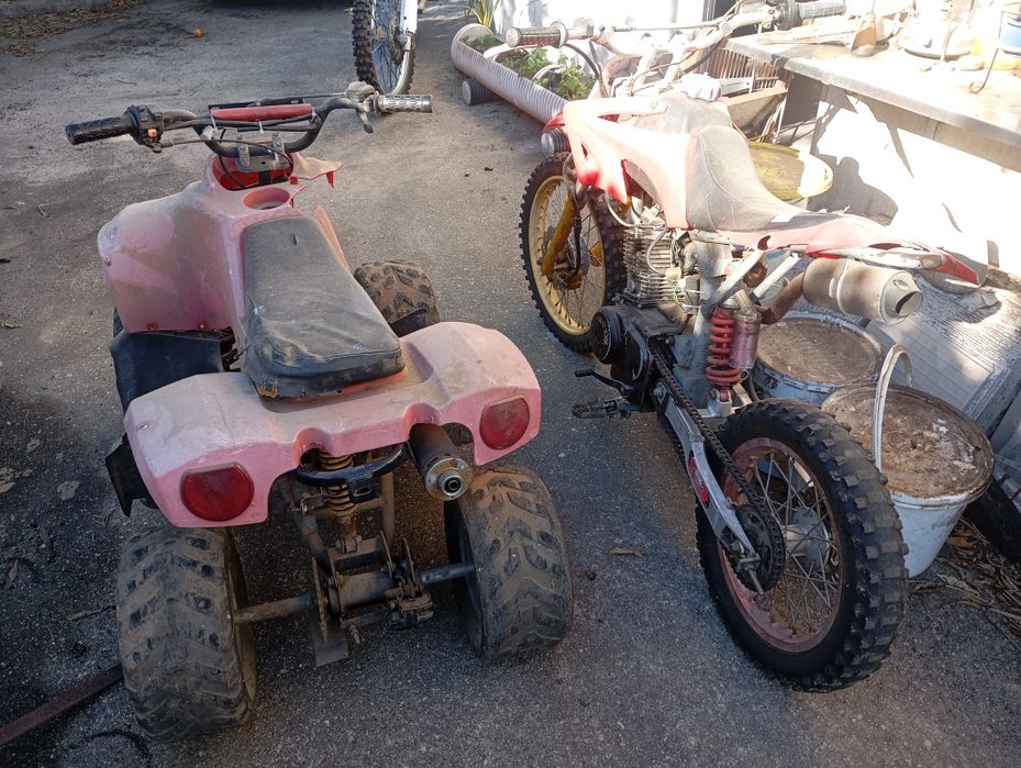 Vendo pit bike 150cc e moto 4 110cc