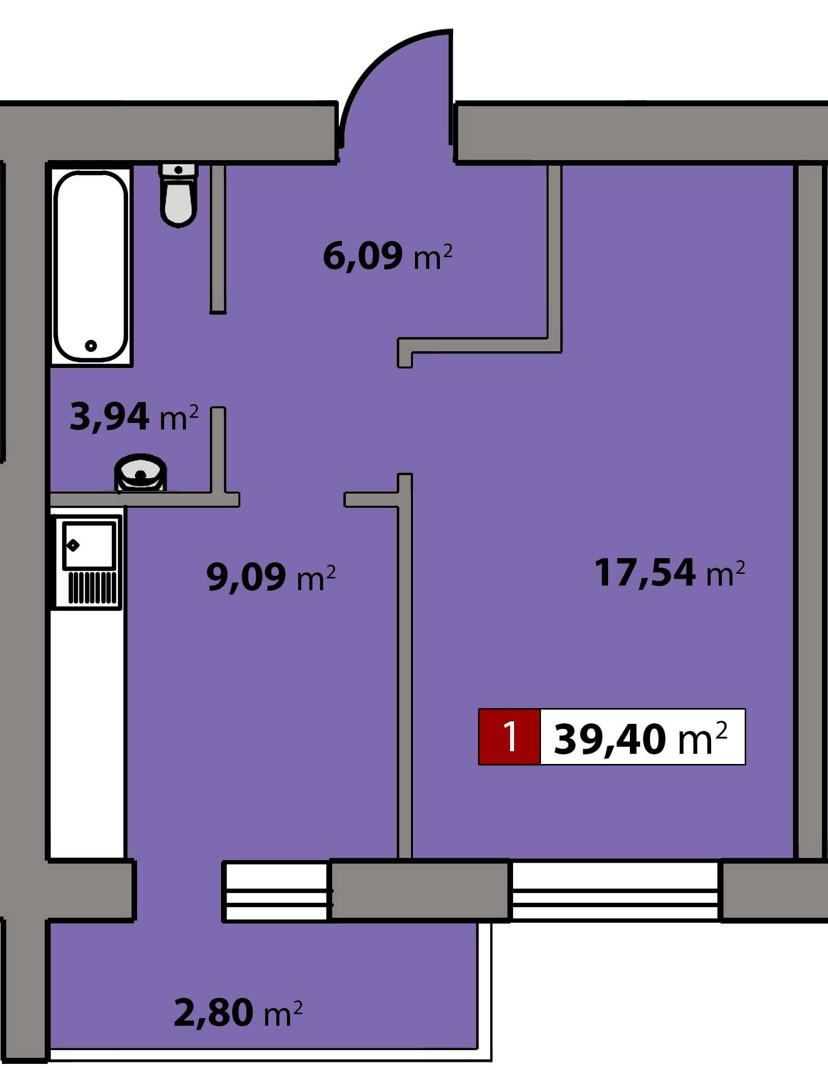 Однокімнатна квартиру ЖК Парковий квартал оплата за 20 місяців