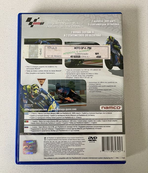 Motogp4 - PlayStation 2 - Sony