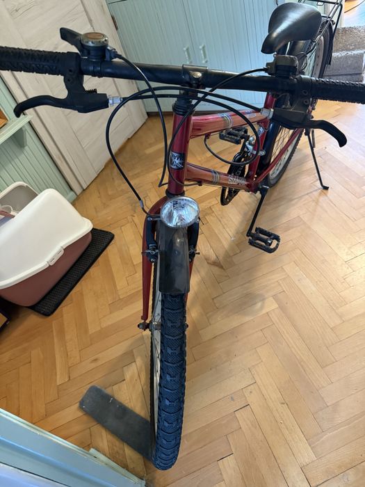 Rower smart czerwony nowy łańcuch